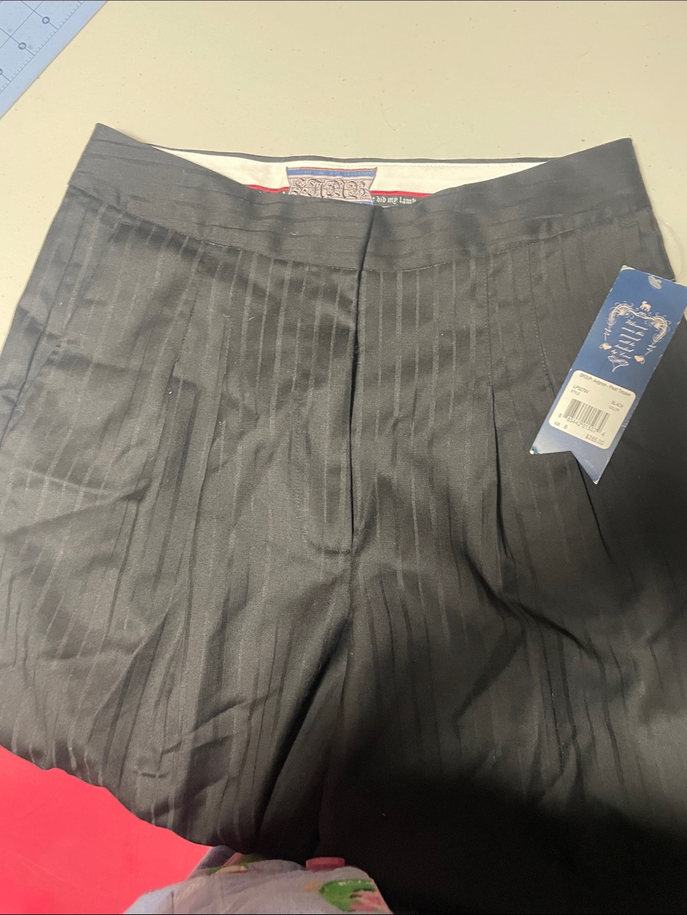 L.A.M.B wide leg trouser light weight wool w silk lining NWT - Picture 6 of 8
